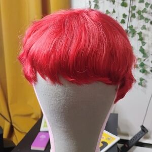 Vibrant Red Women's Wig